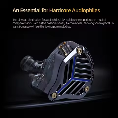 KZ PRX In-Ear Planar Driver Wired Headphones Hi-Fi Bass Monitor Earbuds Sports Headphones Music Head