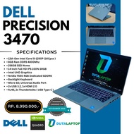 Laptop Dell Precision 3470 Nvidia Quadro T550 Second Like New Laptop Workstation