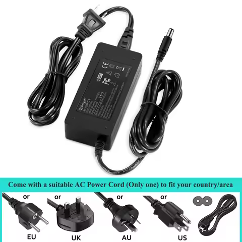 19V 3.4A AC Adapter for FF FLASHFISH E300 EA300 330W 300Wh PowerStation Solar Generator Backup Batte