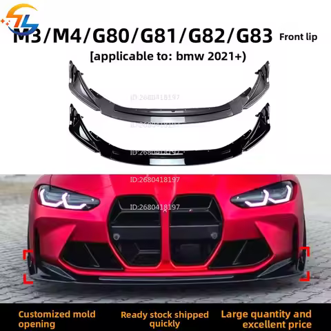 For BMW M3 M4 G80 G81 G82 G83 2021+ Front Lip Front Shovel Modification Accessories