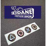 PRINT GTA GAME EMBLEM STICKER 3D RAISED STICKER