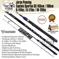 Joran Pancing CAPTAIN SPARTAN GS 165cm / 180cm ( 6-14lbs - 10-20lbs ) Carbon Solid - Toms Fishing - 