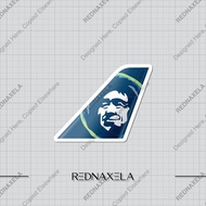 Alaska Airlines Tail Vinyl Stickers Outdoor Suitcase Stickers