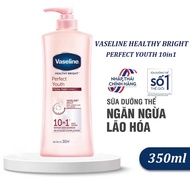 Sữa Dưỡng Thể Vaseline 10in1 Ngăn Ngừa Lão Hoá Sáng Da 10 Lợi Ích Vaseline Healthy Bright - Perfect