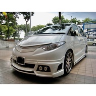 Toyota estima acr50 black bison bodykit body kit 2006 - 2011 front rear bumper grill grille sarung spoiler lip skirt