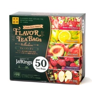 Jafkings Flavor Tea Bags ชาดำกลิ่นผลไม้ บรรจุ 50 ซอง