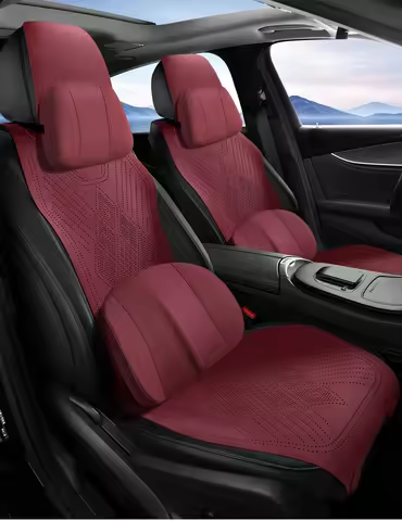 1 pcs Luxury Suede Car Seat Covers Universal Car Seat Covers For Mazda 6 gg BMW X6 E71 Haval H3 Baic