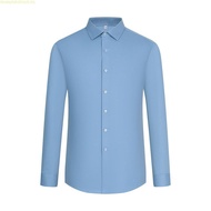G2000 Men's Long-sleeved Blue Shirt DRY SMART FIT Work Shirt