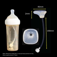 Straw for Square Hegen Bottle Straw Gravity Ball fit HG Teat Square Straw PPSU Bottle