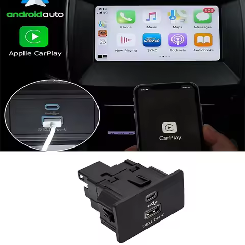 Sync3 Upgrade USB+Type-C Dual Multimedia Interface Module V3.4 Only For Ford EDGE F-150 F-250 F-350