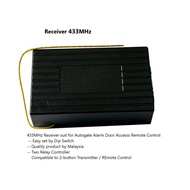 Wireless Receiver for Autogate Alarm Remote Control 433MHz Receiver by Tip Switch set