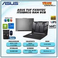 LAPTOP ASUS TUF FX507ZM RTX3060 6GB I7-12700H RAM 16GB 512SSD Windows 11+OHS 15.6FHD 144HZ