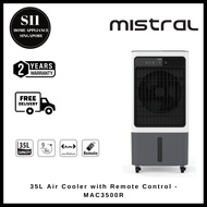 MISTRAL MAC3500R: 35L AIR COOLER with ROMTE CONTROL - 2 YEARS WARRANTY