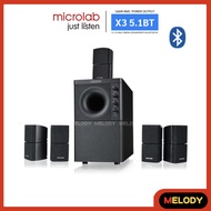 Microlab X3/5.1 Multimedia Speaker ชุดลำโพงคอมพิวเตอร์ กำลังขับ 166วัตต์แท้ รับประกันศูนย์ Microlab 