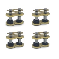 Motorcycle Drive Chain O-ring Mater Link Gold DID Rivet Clip Connector for 428 520 525 530 428H 520H