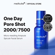 Medicube Zero One Day Pore Shot 2000 / 7500 | Blue Microneedling | Pore Tightening Serum | AHA BHA P