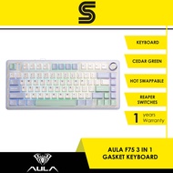 AULA F75 3-in-1 Gasket Mount 75% Mechanical Keyboard - Reaper Switch
