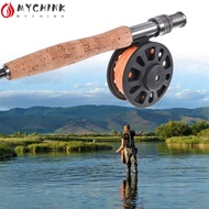 CHINK Fly Fishing Reel, Left/Right Hand Pre-Loaded Line Fly Reel, Durable Lightweight Fly Wheel Reel