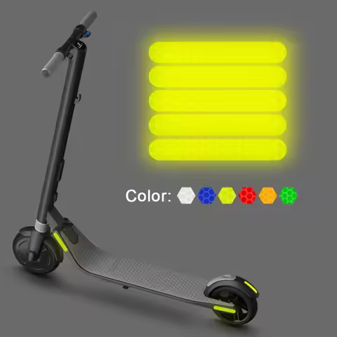 5Pcs Electric Scooter Night Reflective Safety Sticker For Ninebot ES1 ES2 ES3 ES4 E22 E25 Electric S