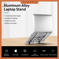 Docooler Laptop Stand Foldable Aluminum Adjustable 7 Levels - N7