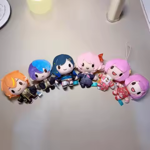 10CM Game Anime PJSK Project Sekai Colorful Stage Cosplay Jiena Soft Plush Adorable Pendant Key Chai
