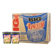 日清 方便面 BIG合味道 海鲜风味108g*12杯整箱装节日礼盒礼品