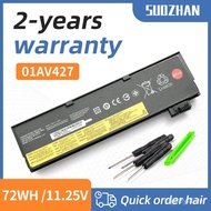 🔥 SUOZHAN New Original 01AV427 72Wh Laptop Baery For L.enovo ThinkPad T470 T480 T570 T580 P51S P52S 