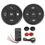 Car Steering Wheel Control Button GPS Radio Volume Wireless Controller Black