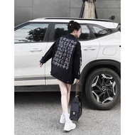 Jacket Jeans for Men and Women with Stone Cham Letters Size 40-85kg Light Moon Smoke Moss Color Uniq