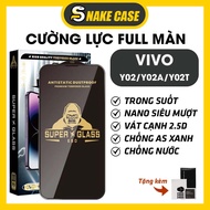 Vivo Y02 / Y02A / Y02T tempered glass full screen protector, screen protector