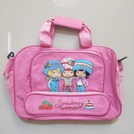 Tas Sekolah Anak Perempuan Tas Pergi Anak Strawberry Shortcake Pink