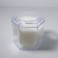 Kotak Jam Tangan SEGI 6 Bening