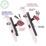 PUSKY Optical Fiber Coaxial Digital Sound Card 24BIT 192KHz SPDIF Daughter Card DAC DTS Decoder Baff