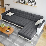 Jiang Xuan Sofa Fabric sofa small type leather sofa bed fabric Section Gray