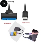 TB [LargeLooking] USB 2.0 To SATA 22 Pin Laptop Hard Disk Drive SSD Adapter Converter Cable
 On sale