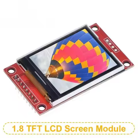 1Pc 1.8 Inch TFT LCD Module LCD Screen Module ST7735 SPI Serial 51 Drivers 4 IO Driver TFT Resolutio