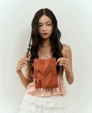 【PAVI STUDIO】Mini 款 泰國設計肩背包 - 陽光橘