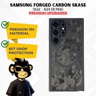 MOJOSKINS Skase Forged Carbon Wrap Mix & Match Skins Custom Skin on Case for Samsung S24 S23 S22 S21