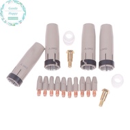 GentleHappy 1Set 36KD New Coating Protection Nozzle1.0/1.2mm MIG Torch Gas Nozzle Tip Holder Of 36KD