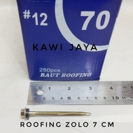 [Bebas Ongkir] Baut Roofing 12x70 |7cm| Baut Asbes Kayu Besi