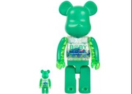 【澳門限定】Bearbrick WF FASHIONT MY FIRST BE@RBRICK B@BY 400％+100%