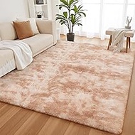 YOBATH Fluffy 5x8 Shag Area Rugs for Bedroom Living Room, Soft Fuzzy Shaggy Carpet Rugs for Girls Bo