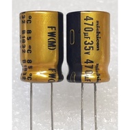 Nichicon fw 470uf 35v capacitor