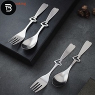 TB 1Pc/Set Heart-shaped Stainless Steel Coffee Stirring Spoon Dessert Ice Cream Spoon Scoop Teaspoon