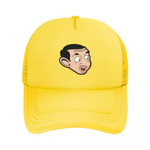 Mr Bean Mesh Baseball Caps Snapback Fashion Baseball Hats Breathable Casual Casquette Outdoor For Me
