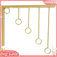 Save Space Cloakroom Hangers Display Rack Iron Art Shelf