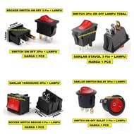 Medium 3 Pin Switch Thick 3 Pin Light Switch/ Stavol Light Switch Switch/ 3Pin Light Rocker Switch/ 