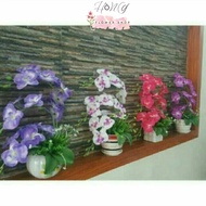 Combo Of 10 Orchids - Fake Flowers, Silk Flowers