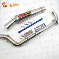 แดงสายสี่ DAENGSAI4 ท่อแพร่ เวฟ110i เวฟ125ปลาวาฬ เวฟ125 ท่อZ ใช้ในสนามแข่งเท่านั้น ท่อปลายกรวยทรงZ ล