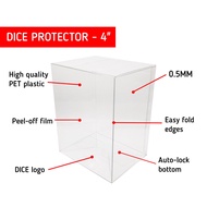 DICE Protector - 4" Funko Pop Protector 0.5mm Hard PET Plastic for your Funko Pop